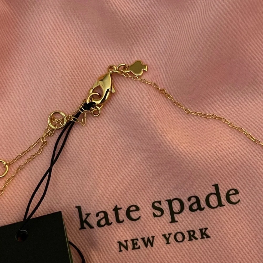 Kate Spade New York Sweet Citrus Orange Mini Pendant necklace New - Picture 7 of 9